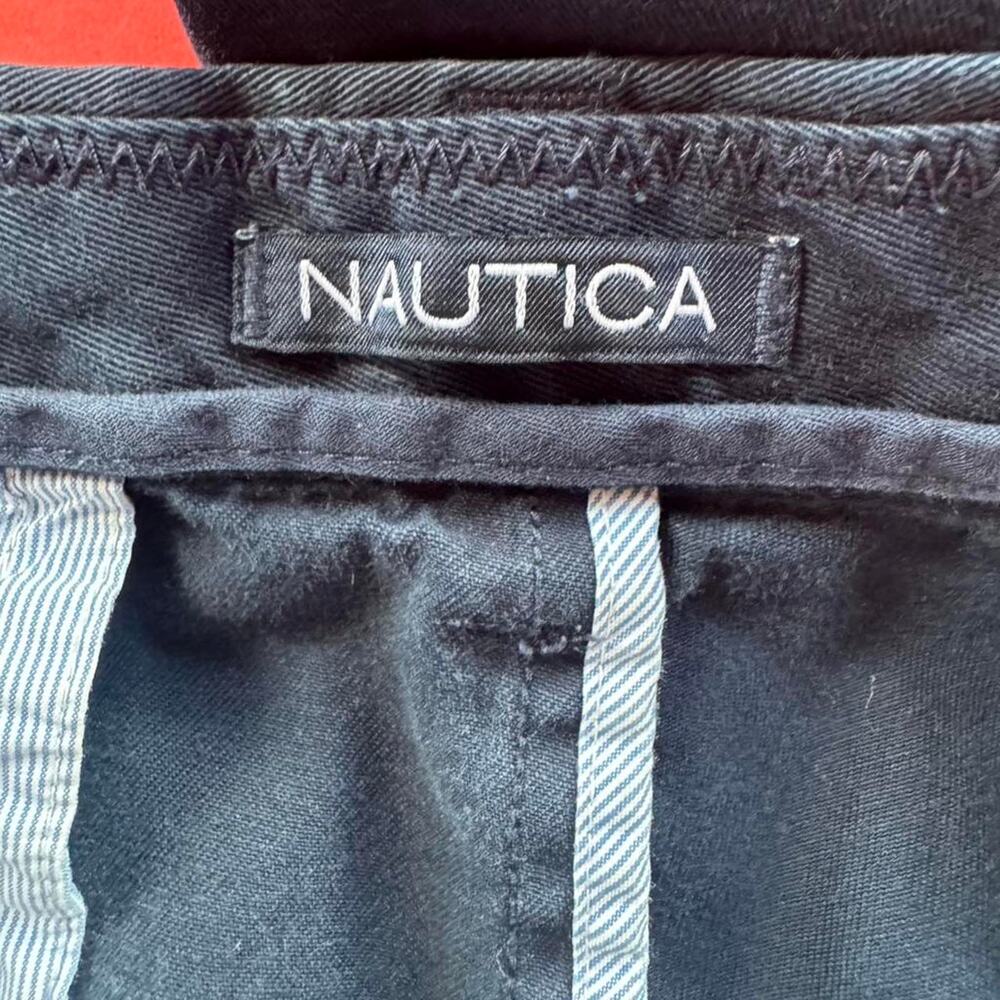 Navy blue Nautica chino pants- Size 34W X 32L - Picture 7 of 8